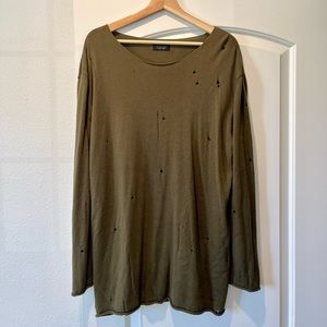 Distressed Sweater - Zara